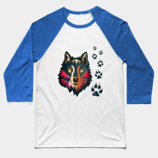 Colorful Foxy baby Steps Baseball T-Shirt